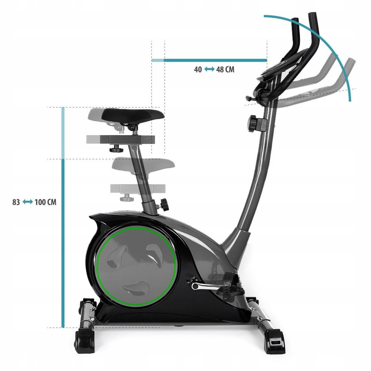 Rower Stacjonarny Treningowy Magnetyczny Rowerek do 150 KG do Ćwiczeń