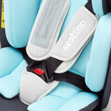 Fotelik Samochodowy dla Dziecka Przenośny 40-150cm 0-36kg POVES White-Blue