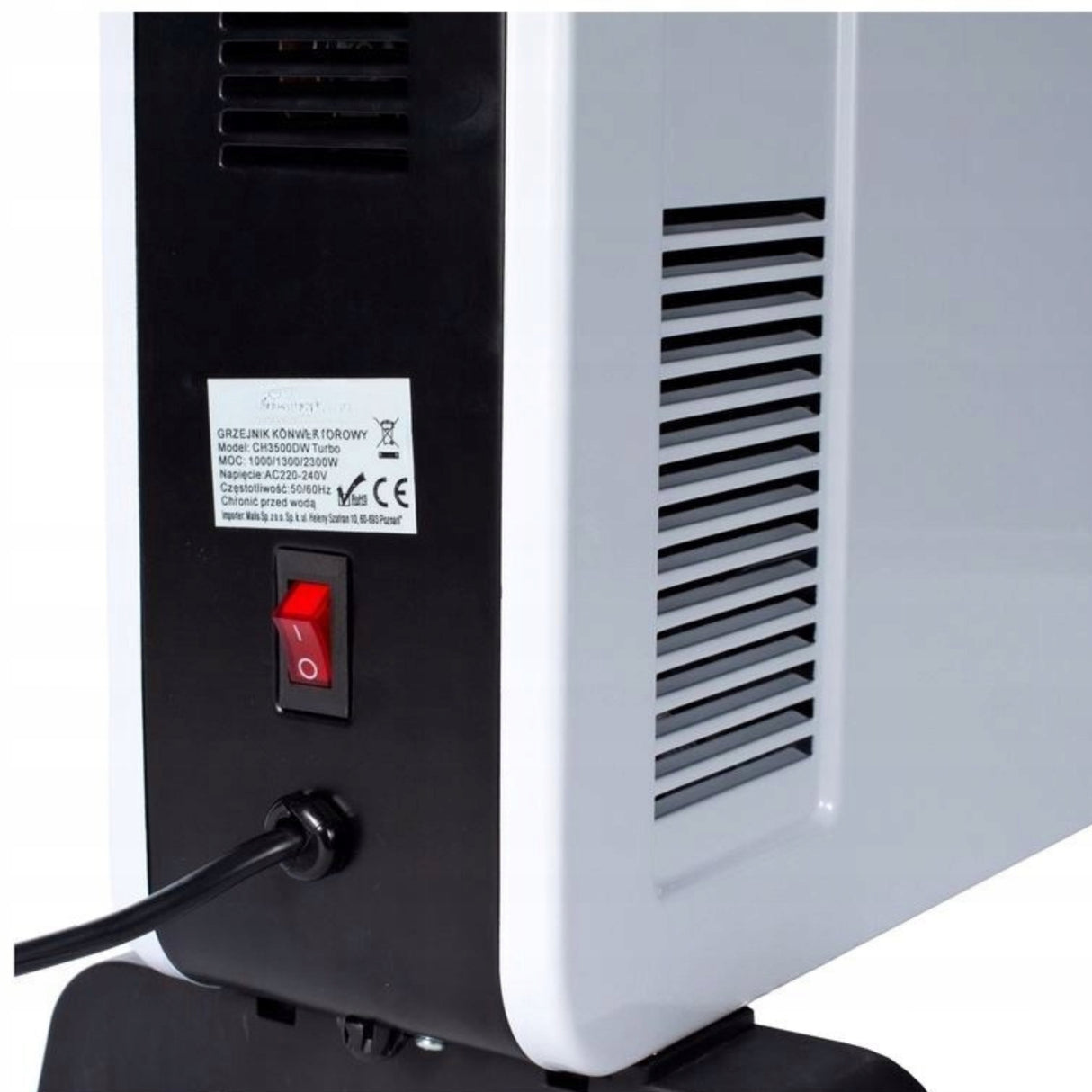Grzejnik Konwektorowy Elektryczny Termostat Mocny WiFi 2300 W Pilot