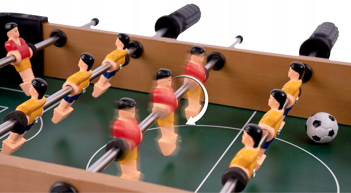 Piłkarzyki Gra Zręcznościowa Drewniany Football Mini Stół do Gry 51x25 cm