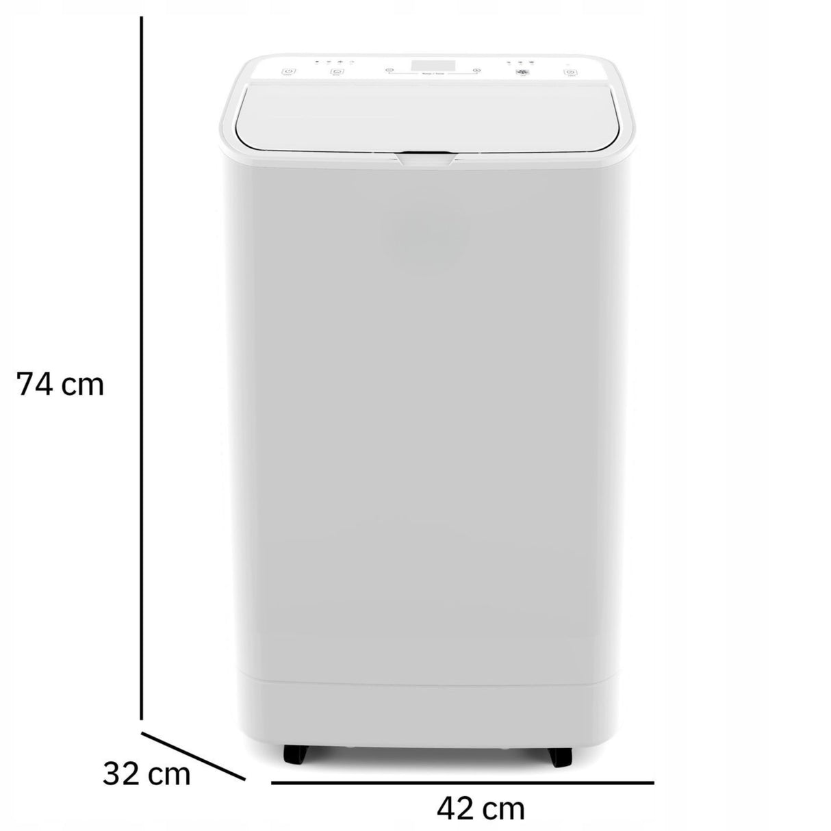 Klimatyzator Przenośny Mobilny na Upały Chłodzący Biały 2640 W do 30m2
