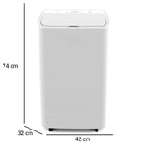 Klimatyzator Przenośny Mobilny na Upały Chłodzący Biały 2640 W do 30m2