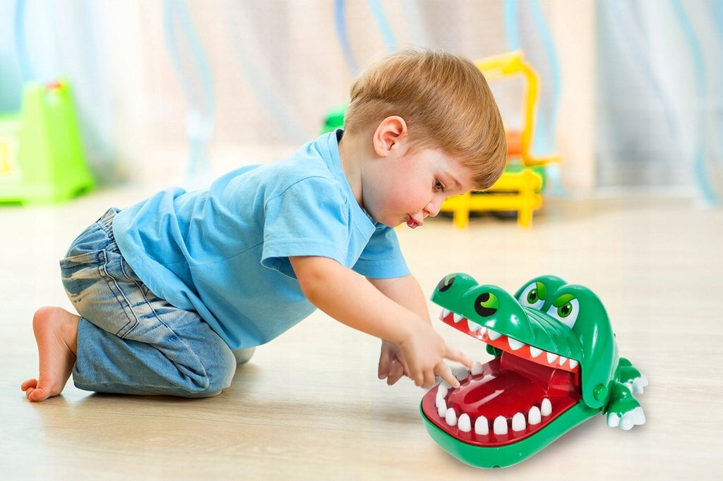 Gra Zręcznościowa Krokodyl u Dentysty dla Dzieci Chory Ząbek Rodzinna
