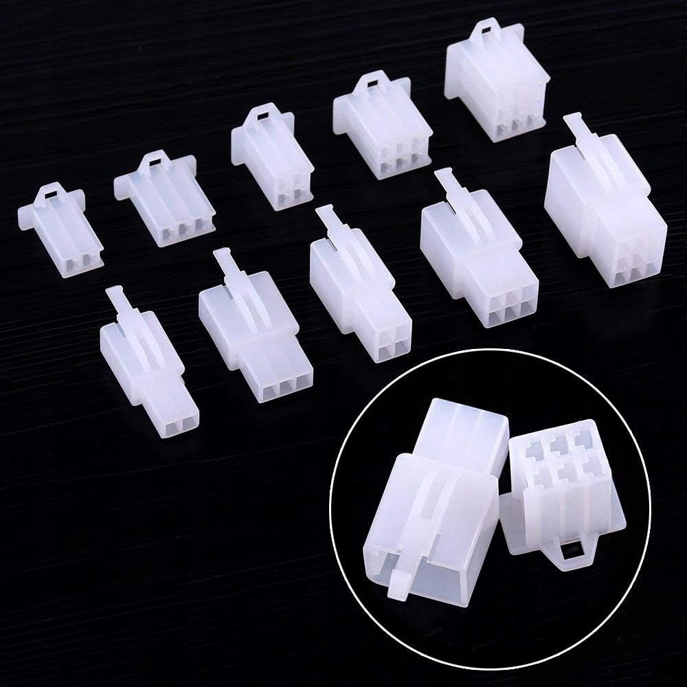 Zestaw Złącza 2.8mm 2/3/4/6/9Pin dla Motocykli Samochodów HUAZIZ 290 sztuk