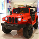 JEEP LT Off Road 4x4, Auto na Akumulator 4 Amortyzatory Czerwony 12V 7Ah