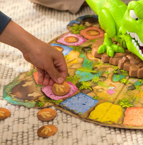 Gra Rodzinna z Dinozaurem Snack-O-Saurus Rex Zabawa 5 Lat Szybka rozgrywka