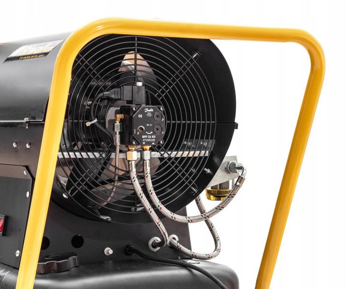 Nagrzewnica Olejowa Bardzo Mocna 50 KW Bezzapachowa z Termostatem LCD Komin