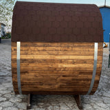 Sauna Ogrodowa Beczka 180 cm z Piecem na Drewno do Samodzielnego Montażu