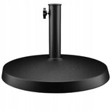 Podstawa Pod Parasol Ogrodowy Śr.45 Cm Czarna Betonowa Uniwersalna Okrągła