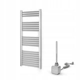 Grzejnik Łazienkowy Elektryczny Drabinka Grzałka 45x115 cm 600 W Chromowany