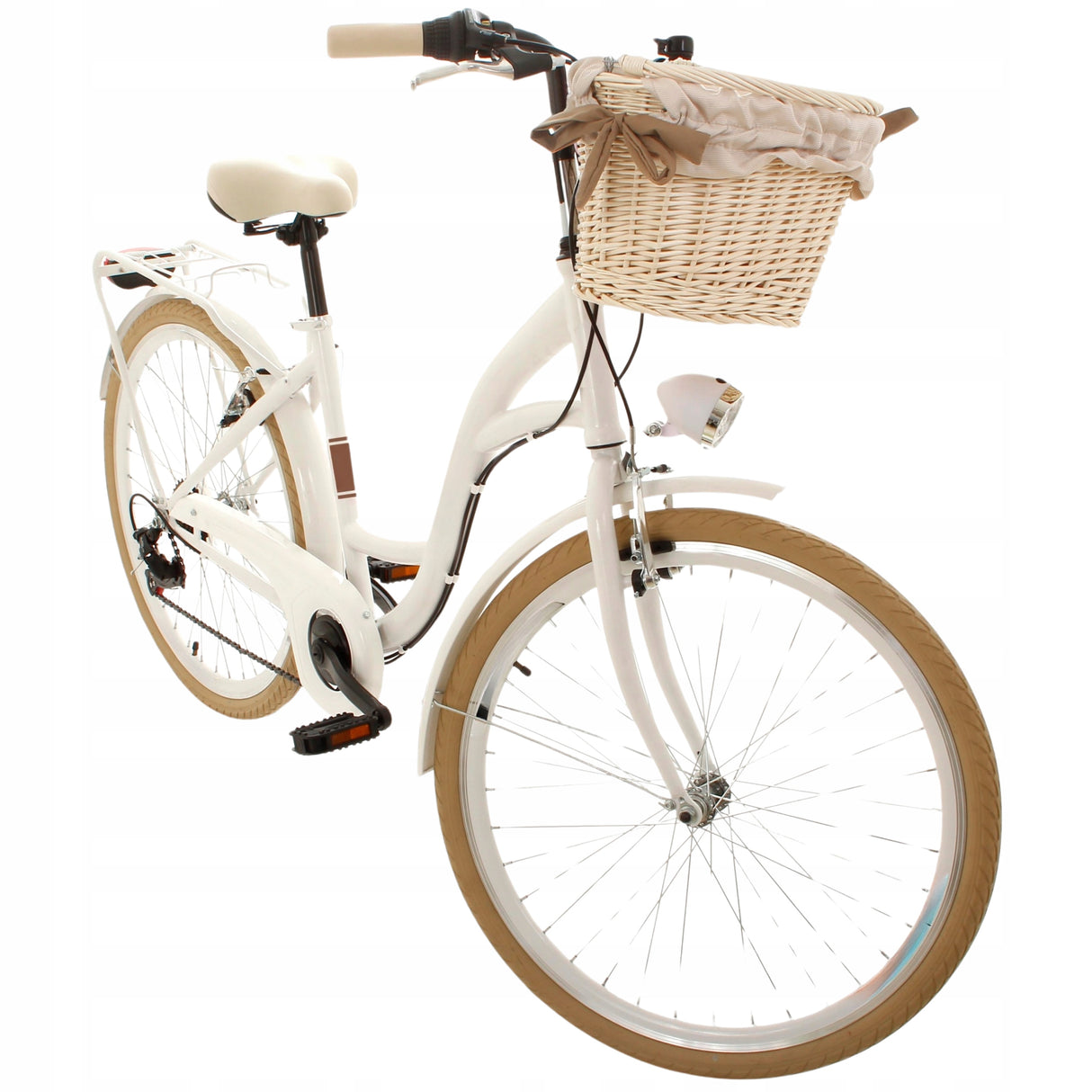 Rower Miejski Damski Lekki Damka SHIMANO 7 WARIANTY Koło 28" Cali