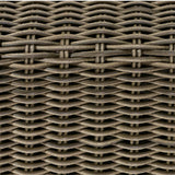 Fotel Ogrodowy Narożny Aluminium Technorattan Nature Dark 86x86x66 cm