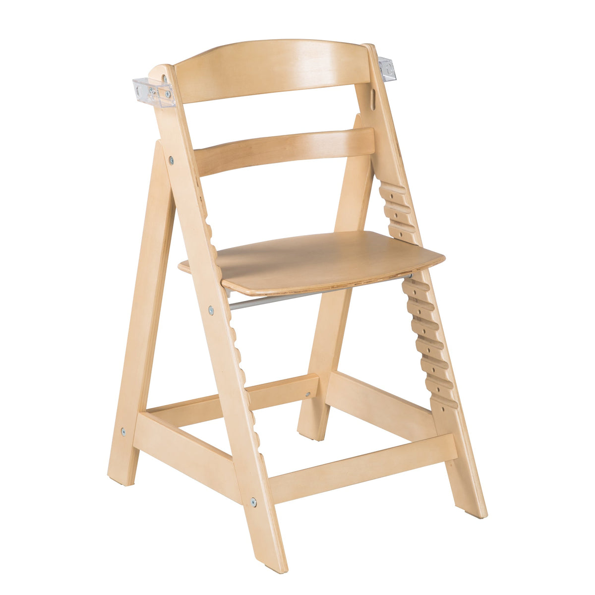 Krzesełko Schodowe Wysokie Naturalne Drewniane ROBA Sit Up Click & Fun