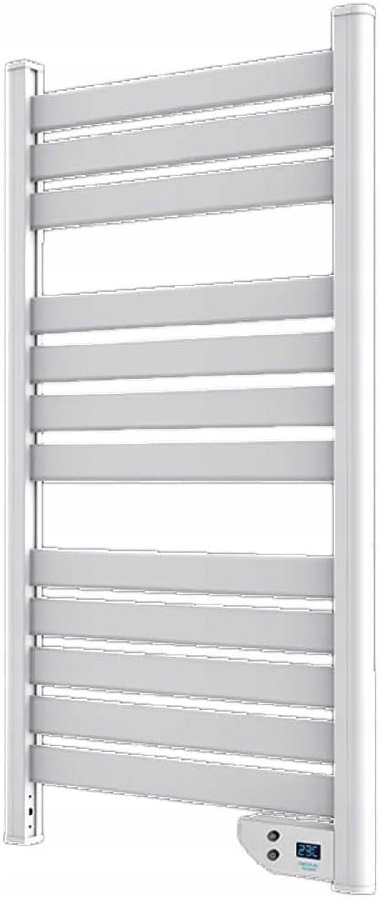 Grzejnik Łazienkowy Poves 9000 Twin Towel White Wieszak LED IP24 500W