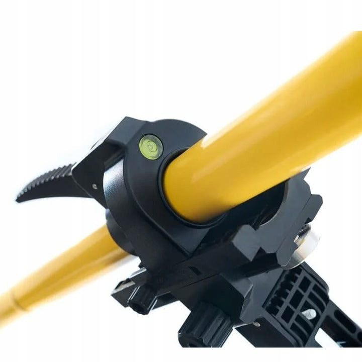 TYCZKA ROZPOROWA STATYW LASER POZIOMICA LASEROWA 420CM ADAPTER DO SKOSÓW
