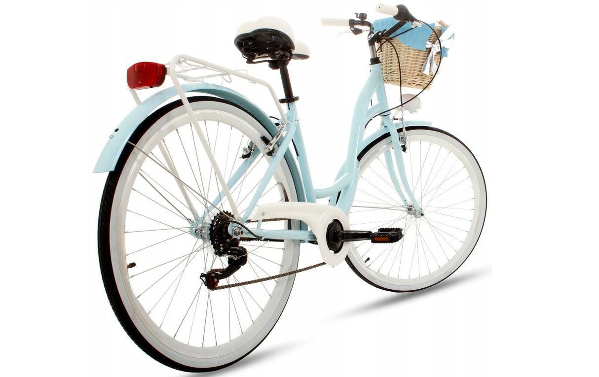 Rower Miejski Damski Lekki Damka SHIMANO 7 WARIANTY Koło 28" Cali