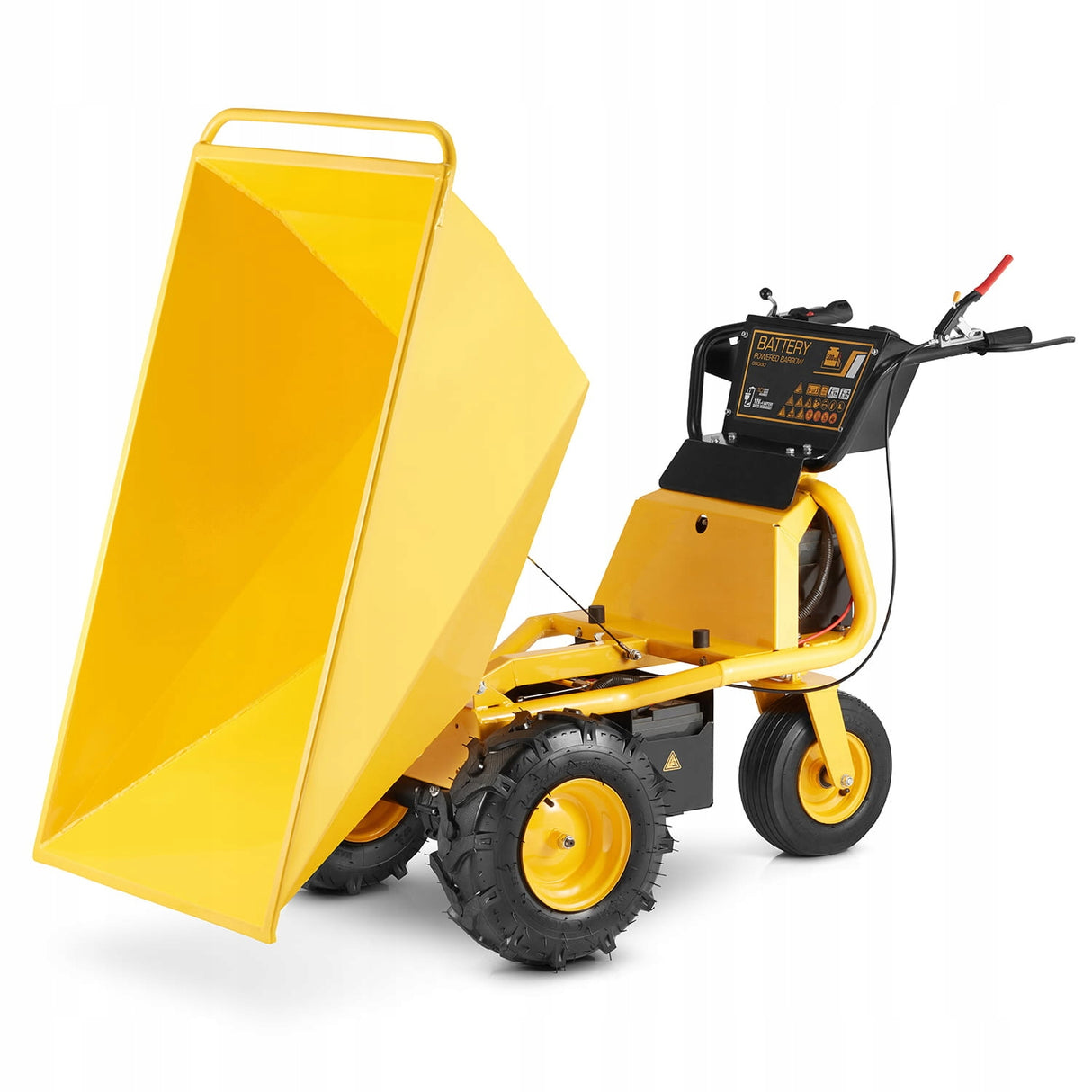 Taczka Elektryczna Wózek Wozidło Elektryczne 240L Pojemności Udźwig 500 Kg