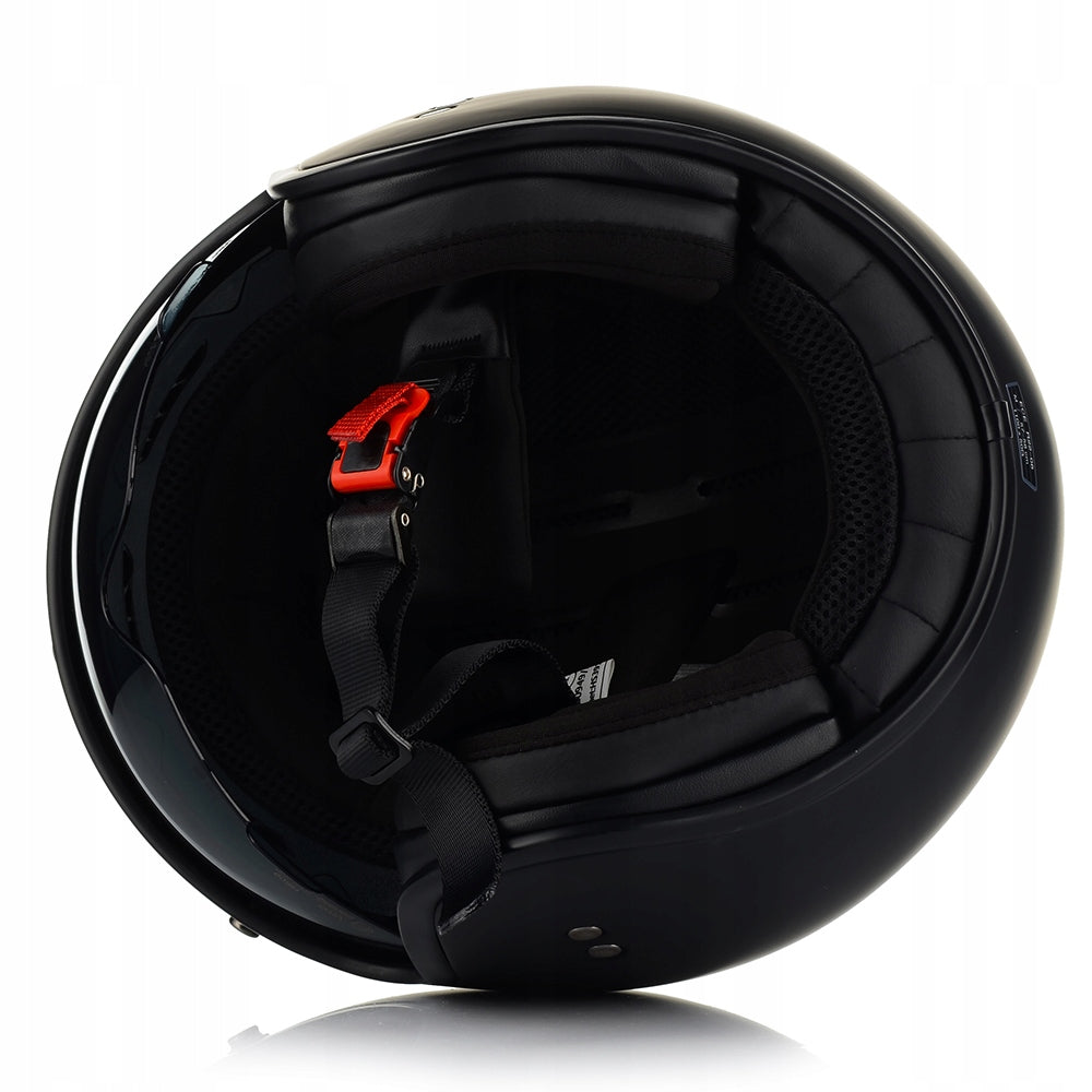 Kask Motocyklowy Otwarty VITO SPECJAL Chopper Cruiser + Daszek Blenda M MAT