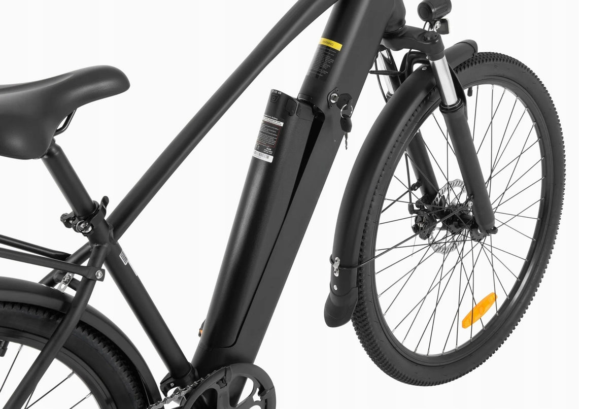 Rower Elektryczny Miejski 48V 250W 10Ah 25km/h Duże Koła 27,5" Cali