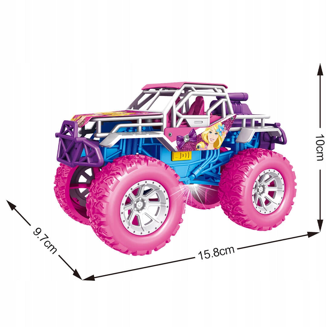 Auto Samochód Terenówka Offroad Światło Dźwięki 4x4 Różowy dla Dziewczynki