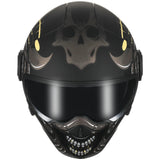Kask Motocyklowy Szczękowy Wielokolorowy Pełna Twarz Modułowy Rozmiar L