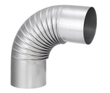 Kolanko Dymowe 150 mm do Pieców Koza Szamotowy Kolano