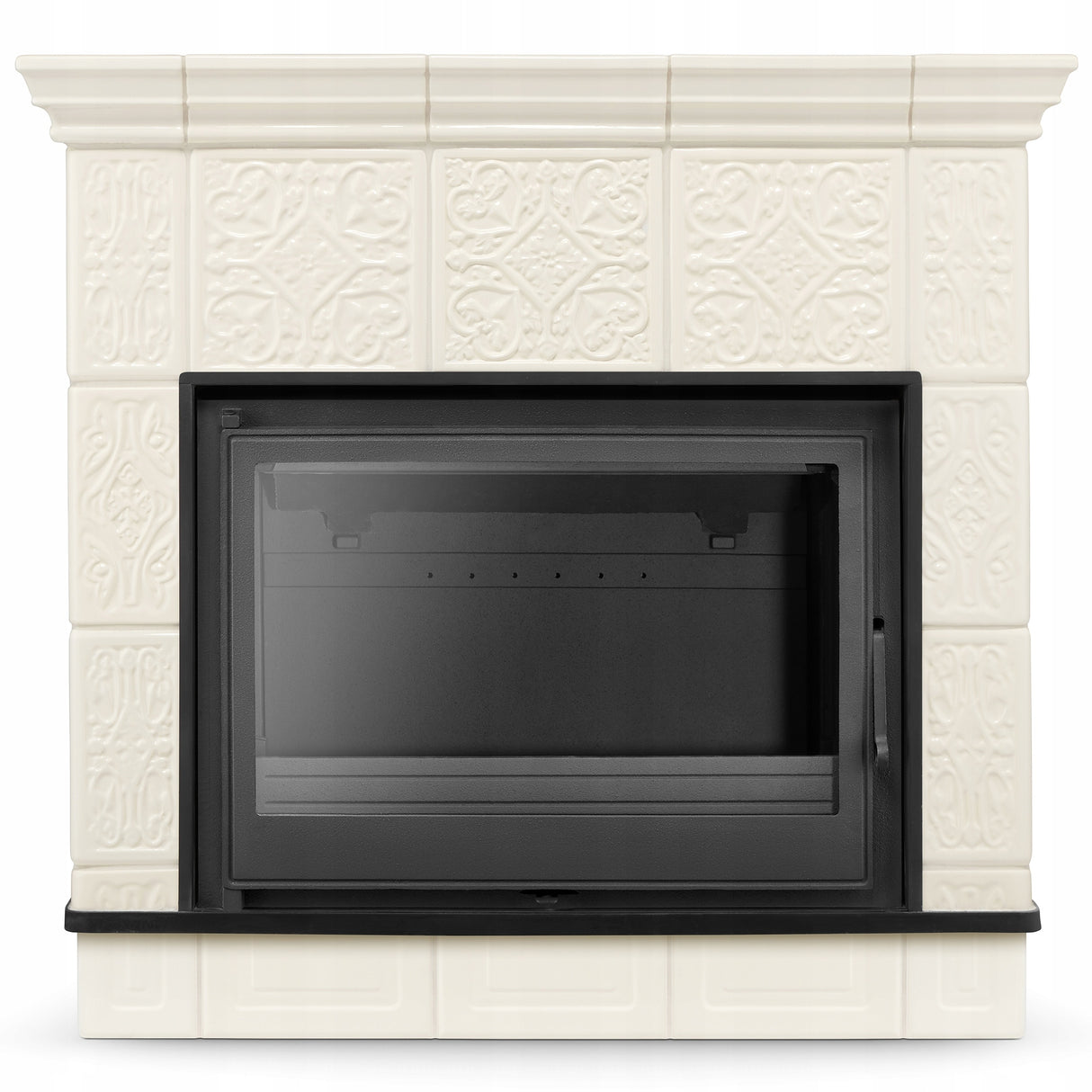 Piec Kominek Piecyk Koza Kaflowy Obudowa Kominkowa 13kW Ceramiczny Stalowy