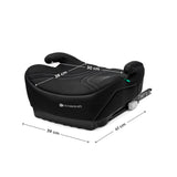 Fotelik Samochodowy Podstawka ISOFIX i-Size 125-150 cm Czarny Dla Dziecka