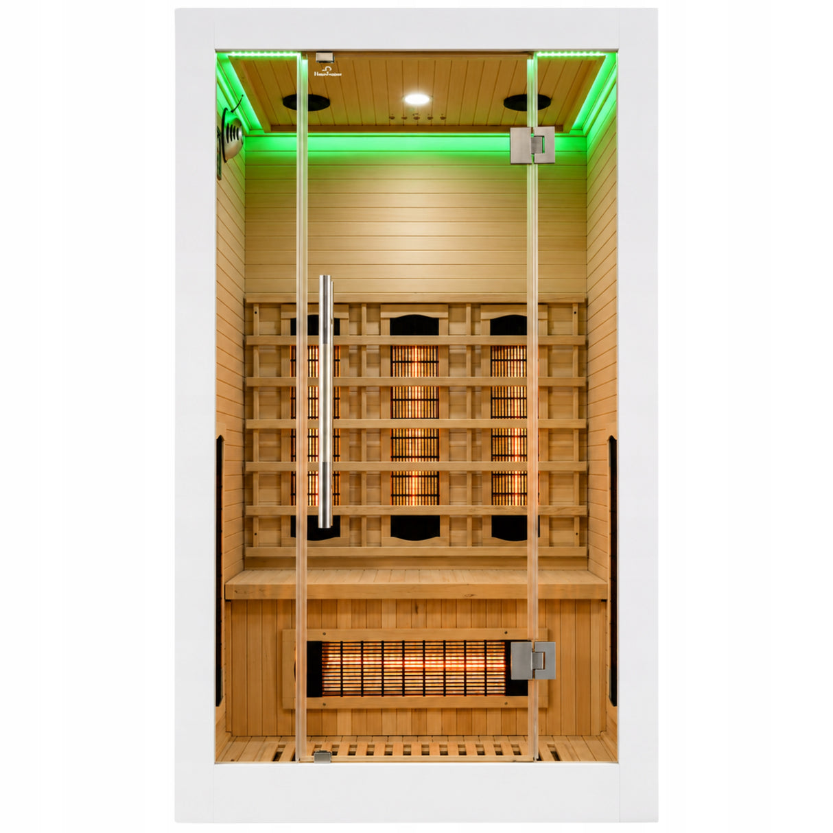 Sauna Dwuosobowa Infrared Domowe Spa na 2 Osoby Biała Lumi Core Relaks