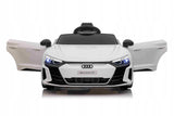 Audi E-Tron RS GT Autko na Akumulator Skóra Biały 12V 7Ah 90W dla Dziecka