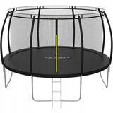 TRAMPOLINA OGRODOWA PREMIUM z Siatką Ochronną 374CM 12FT (365-374cm) POVES