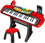Keyboard Organki Pianinko dla Dzieci Mikrofon Stołek Nagrywanie MP3 Statyw