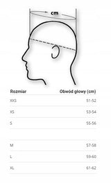 Kask Motocyklowy Crossowy Enduro na Quad Skuter Motor Szary M