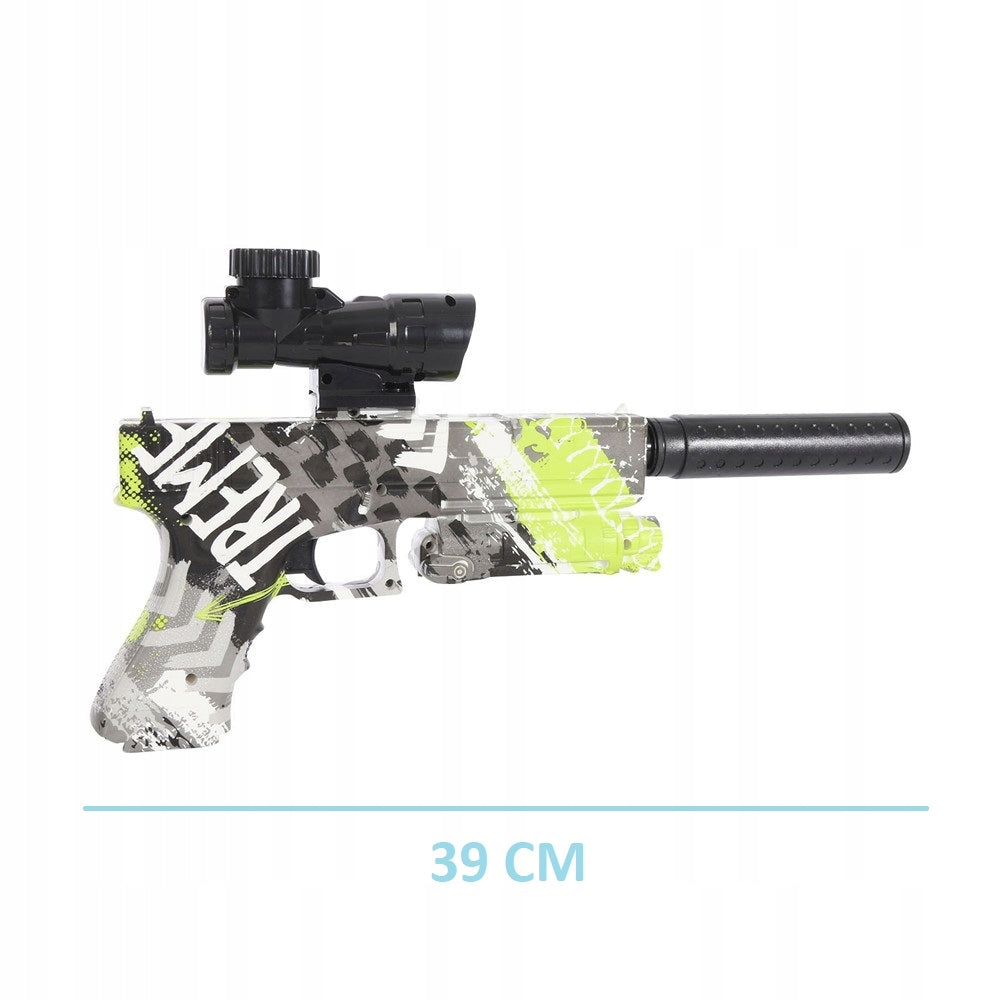 Pistolet Karabin Kulki Żelowe Wodne Orbeez Automat Akumulator Glock Zestaw