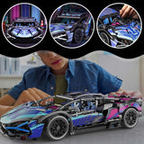 Samochód Sportowy Lamborghini z Klocków Układanka Klocki na Prezent Zabawka