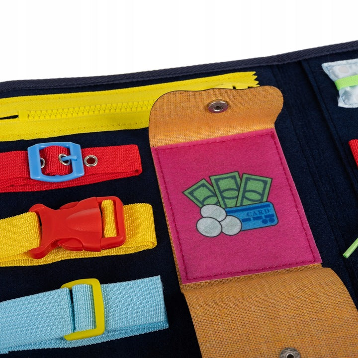 Tablica XXL Sensoryczna Manipulacyjna Montessori