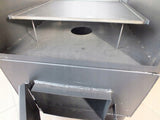 Wędzarnia Metalowa Ogrodowa Wędzarka Czarna XXL 140x50x50cm Zestaw + Gratis