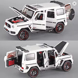 Samochód Mercedes G800 BRABUS Metalowy 1:24 Światła Dźwięk Napęd dla Dzieci