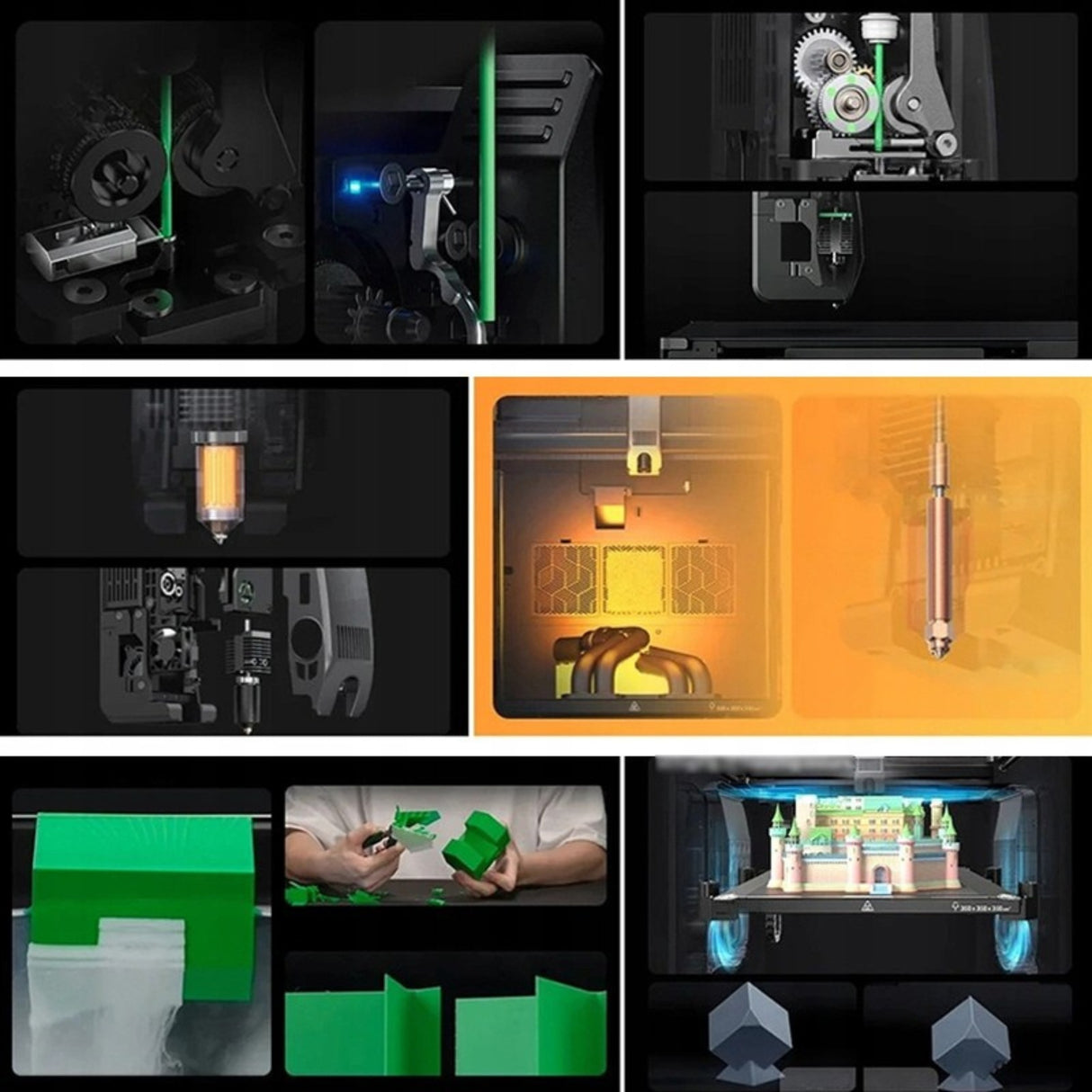 Drukarka 3D System CFS Druk Kolorowy Zmontowana ze Sztuczną Inteligencją