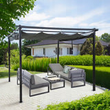 Altana Jumi metal Pergola Ogrodowa Tarasowa Dach 400 x 300 x 240cm