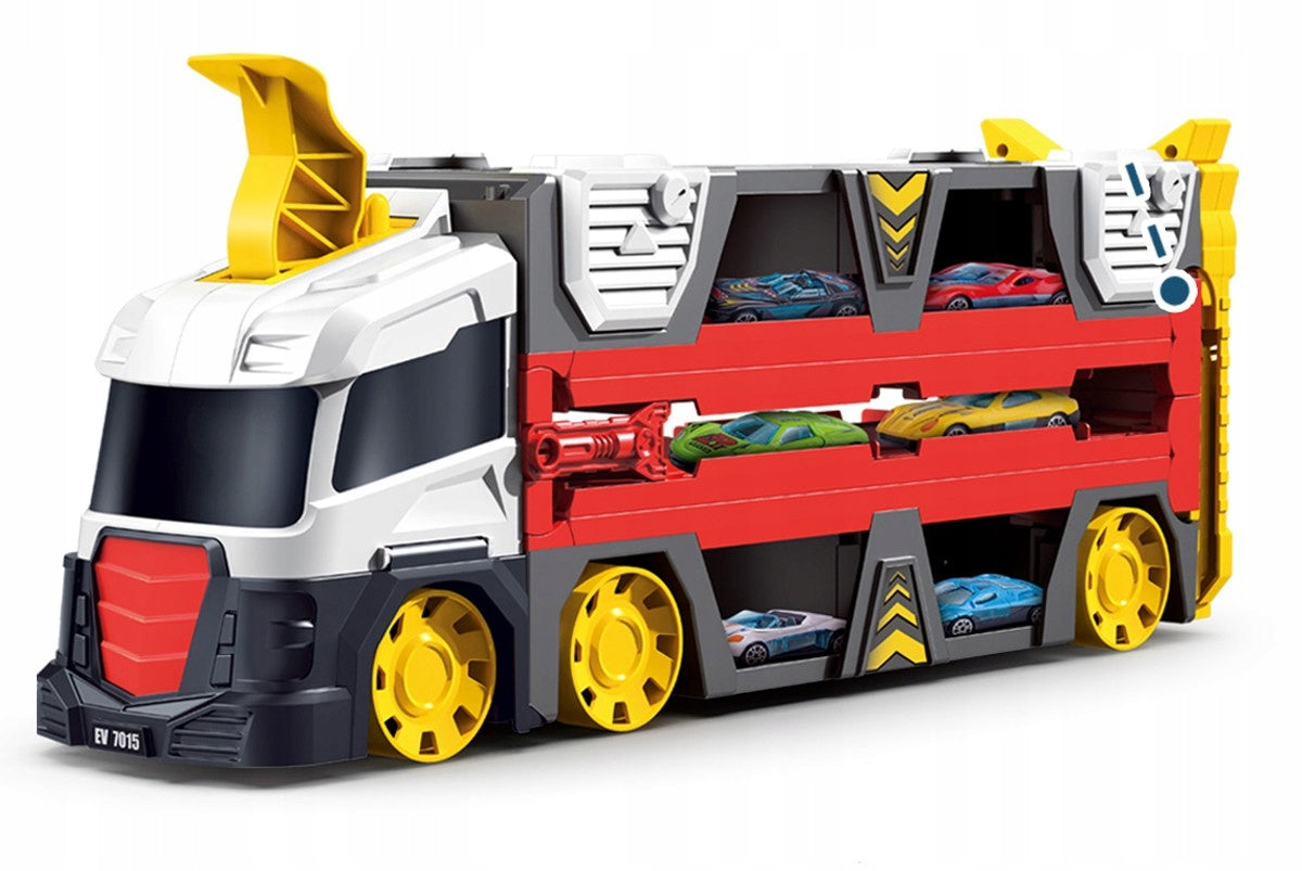 Auto Laweta Tor Wyścigowy Parking + Metalowe Autka Tir Laweta 150 cm