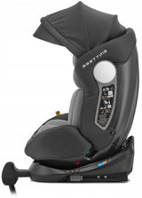 Fotelik Samochodowy Black-Grey 40-150cm 0-36 KG POVES Podstawka dla Dziecka