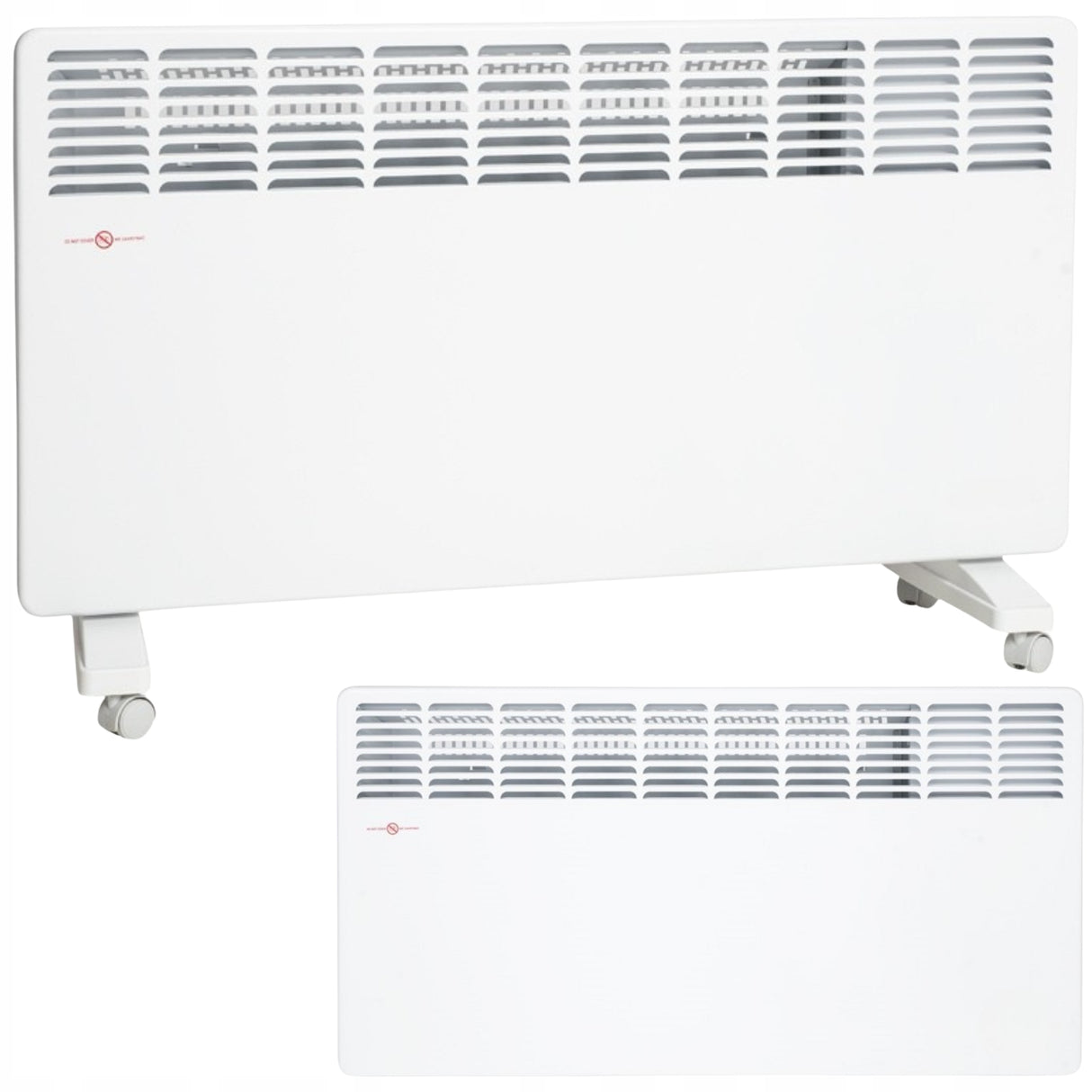 Grzejnik Konwektorowy Elektryczny z Termostatem Dotykowy WiFi Biały 2500W