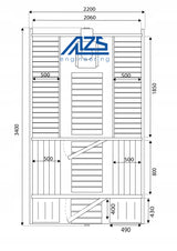 Sauna Ogrodowa Beczka 340 cm Szwedzkie Drewno Zestaw z Piecem HARVIA PC90