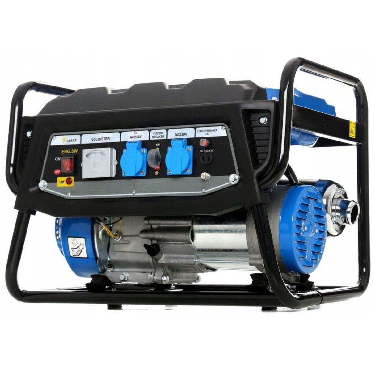 Agregat Benzynowy 3500W Generator Prądu Mobilny Ręczny Start + Gratis
