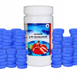 CHLOR MULTIFUNKCYJNE TABLETKI DO BASENU 11W1 JACUZZI SPA 20G BLUE BASEN 1KG