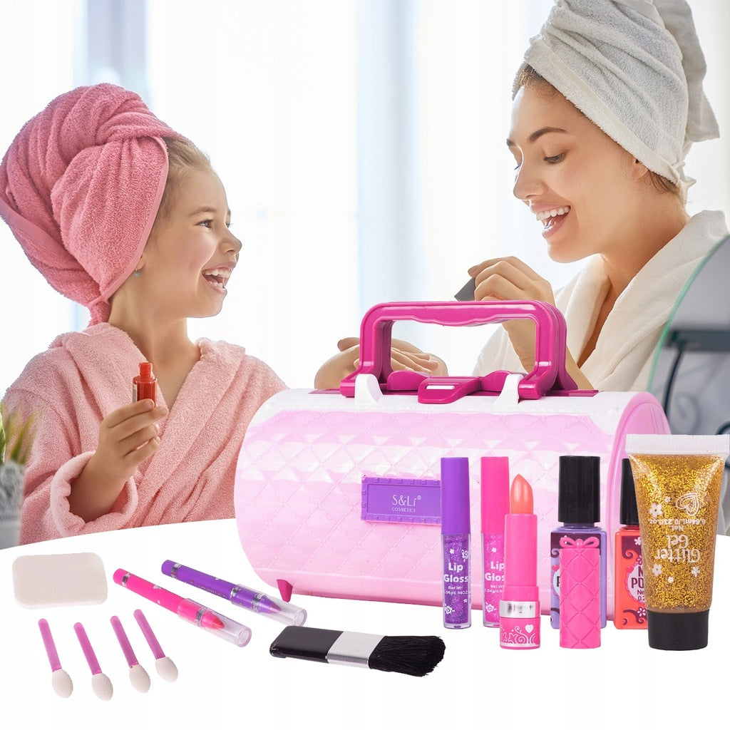 Zestaw Kosmetyków do Malowania Cienie Makijażu Kuferek Makeup dla Dzieci