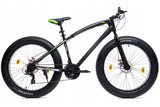 Rower Terenowy FATBIKE Szerokie Opony Stalowa Rama Przerzutki SHIMANO 26"