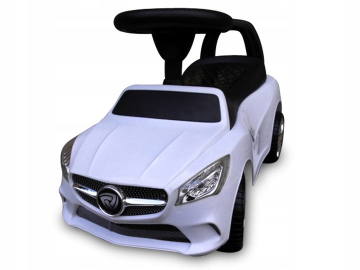 Jeździk Samochodzik Dla Dziecka Z Muzyką Oświetleniem Stabilny 12 m+ Biały