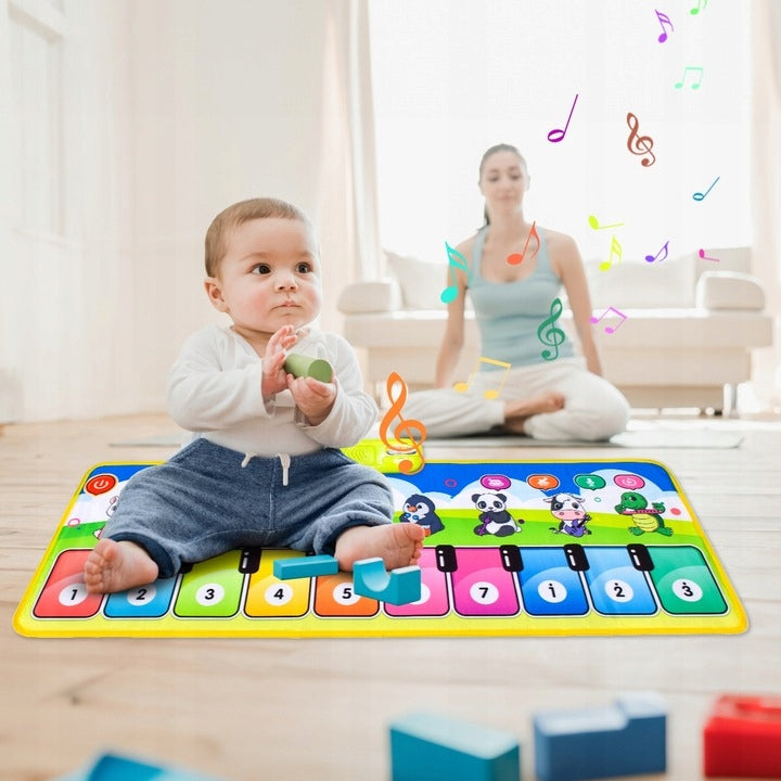 Mata Muzyczna Interaktywna Pianinko Nagrywanie Gra dla Dzieci Dźwięk